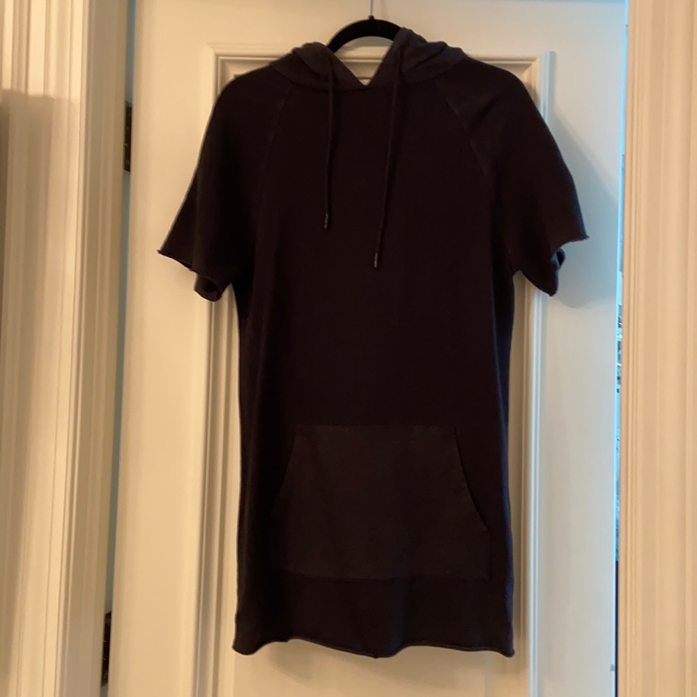 Cotton citizen t shirt hooded sweatshirt dress